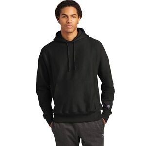Champion‎ Black Hoodie with Gray Interior